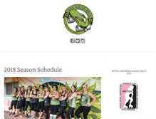 Tablet Screenshot of mauirollergirls.com